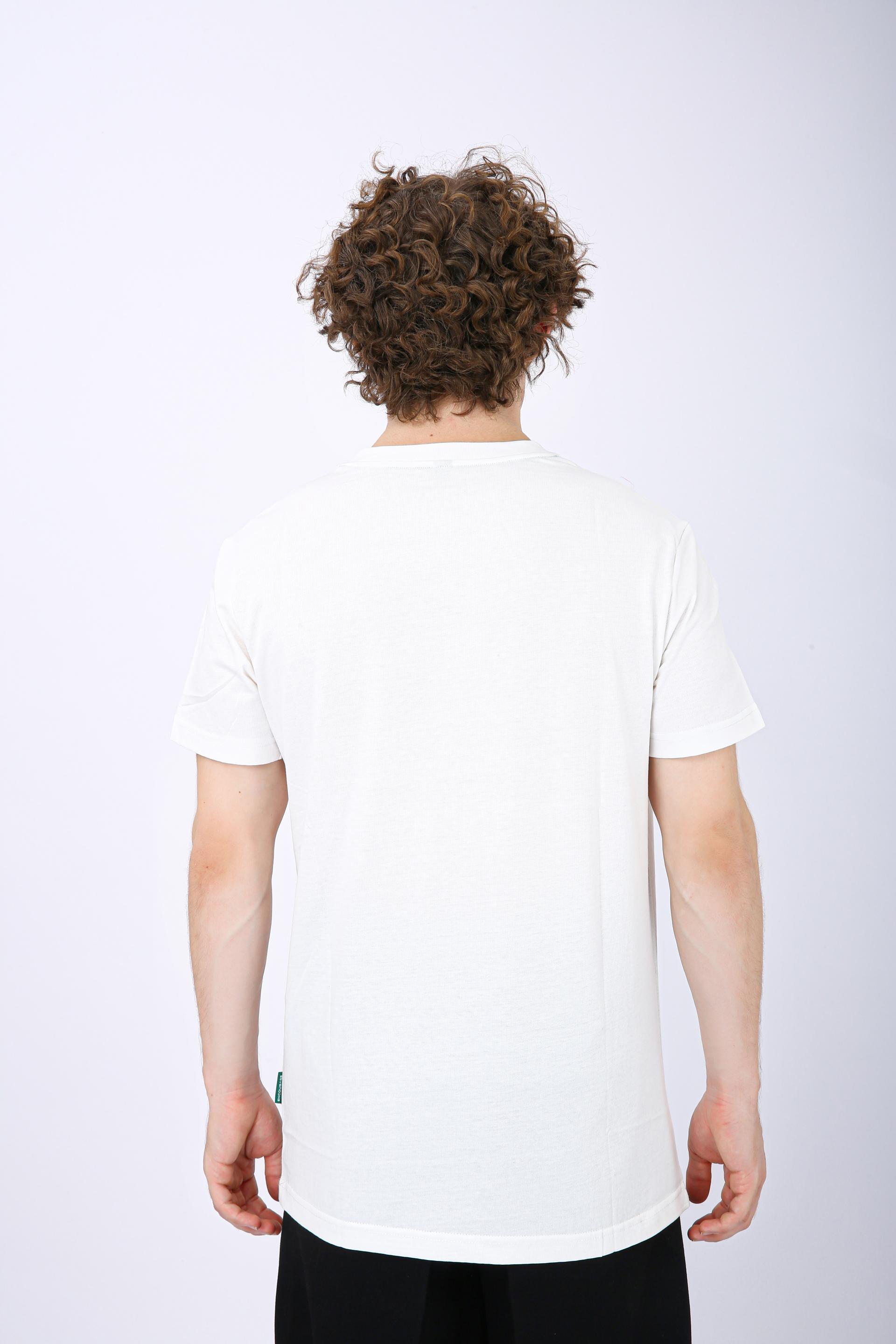 Men's Premium Henley Crew Neck T-Shirt - White