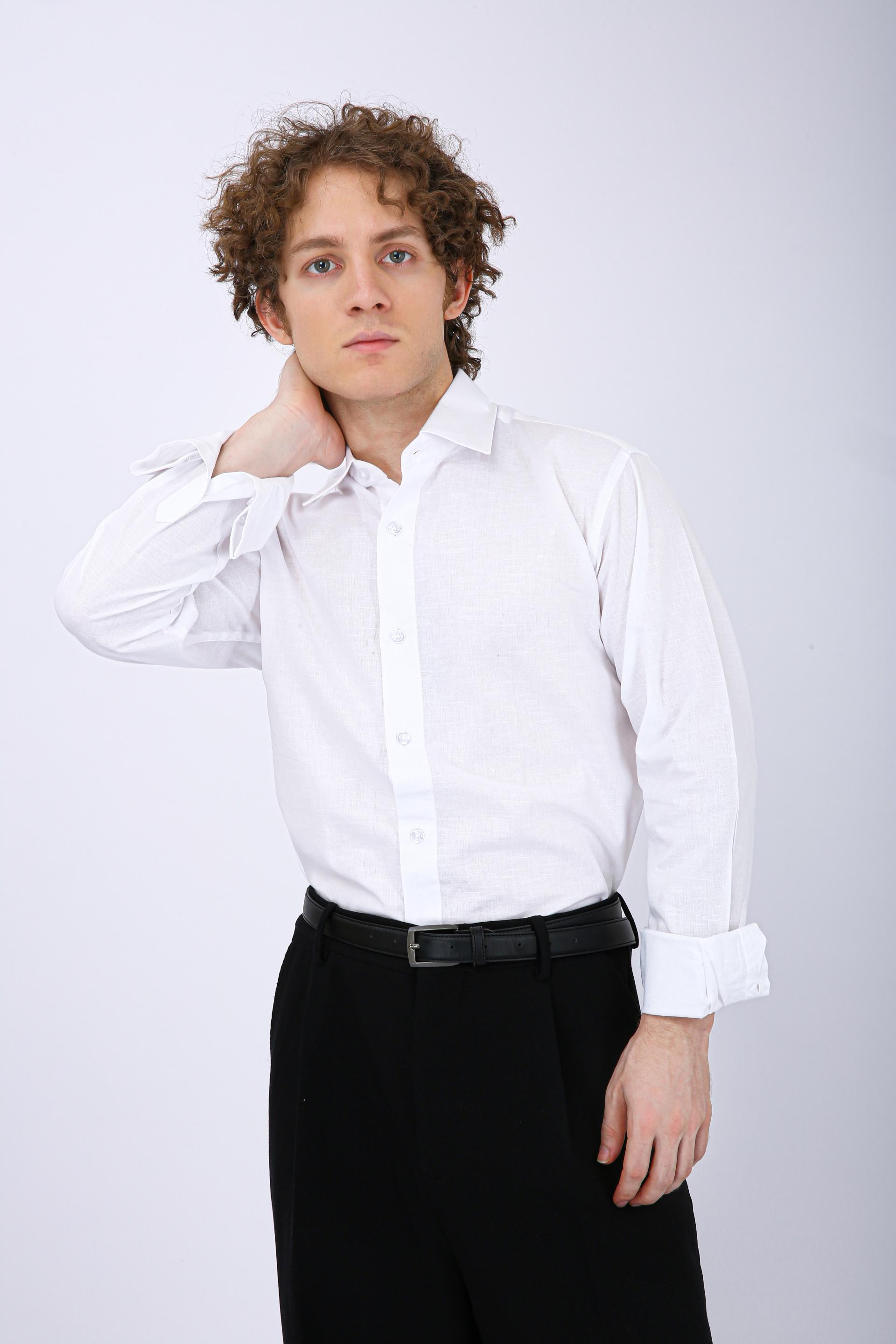 Premium Formal Cotton Shirt - White