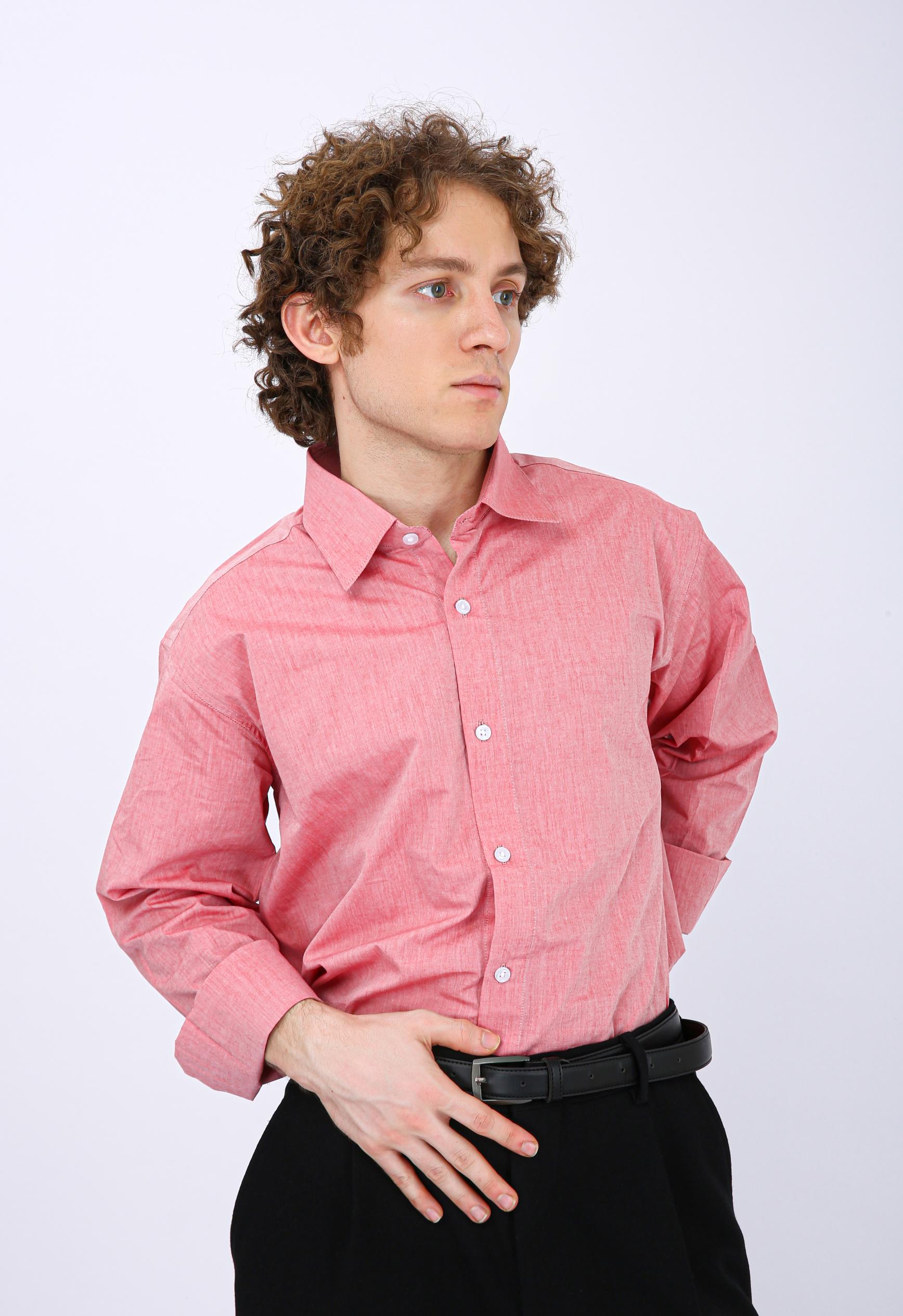 Premium Micro Check Formal Shirt - Pink