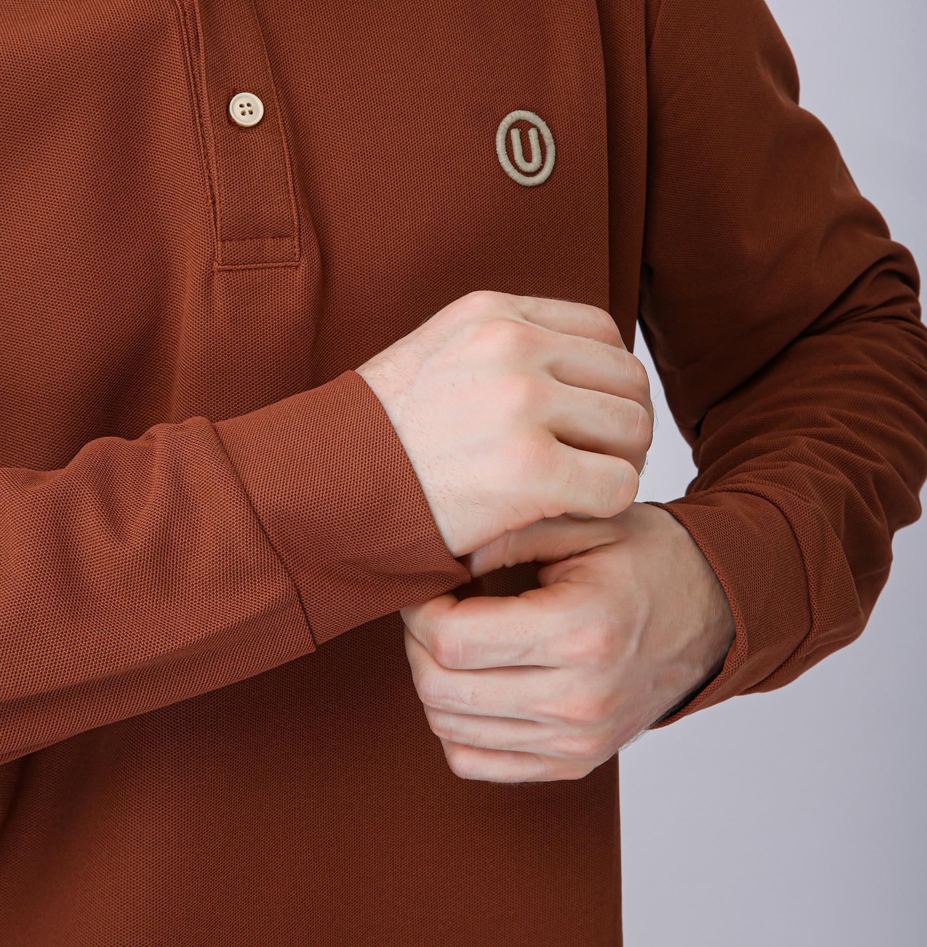 Men's Premium Polo T-Shirt - Brown