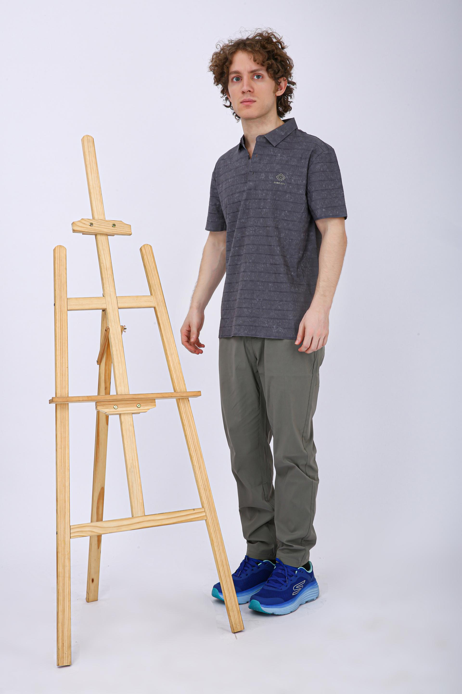 Men's Premium Drawstring Casual Trousers - Olive Green