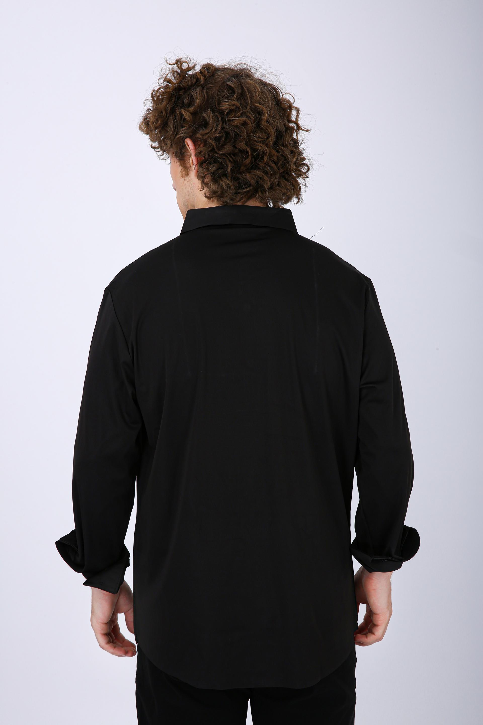 Premium Solid Formal Shirt - Black