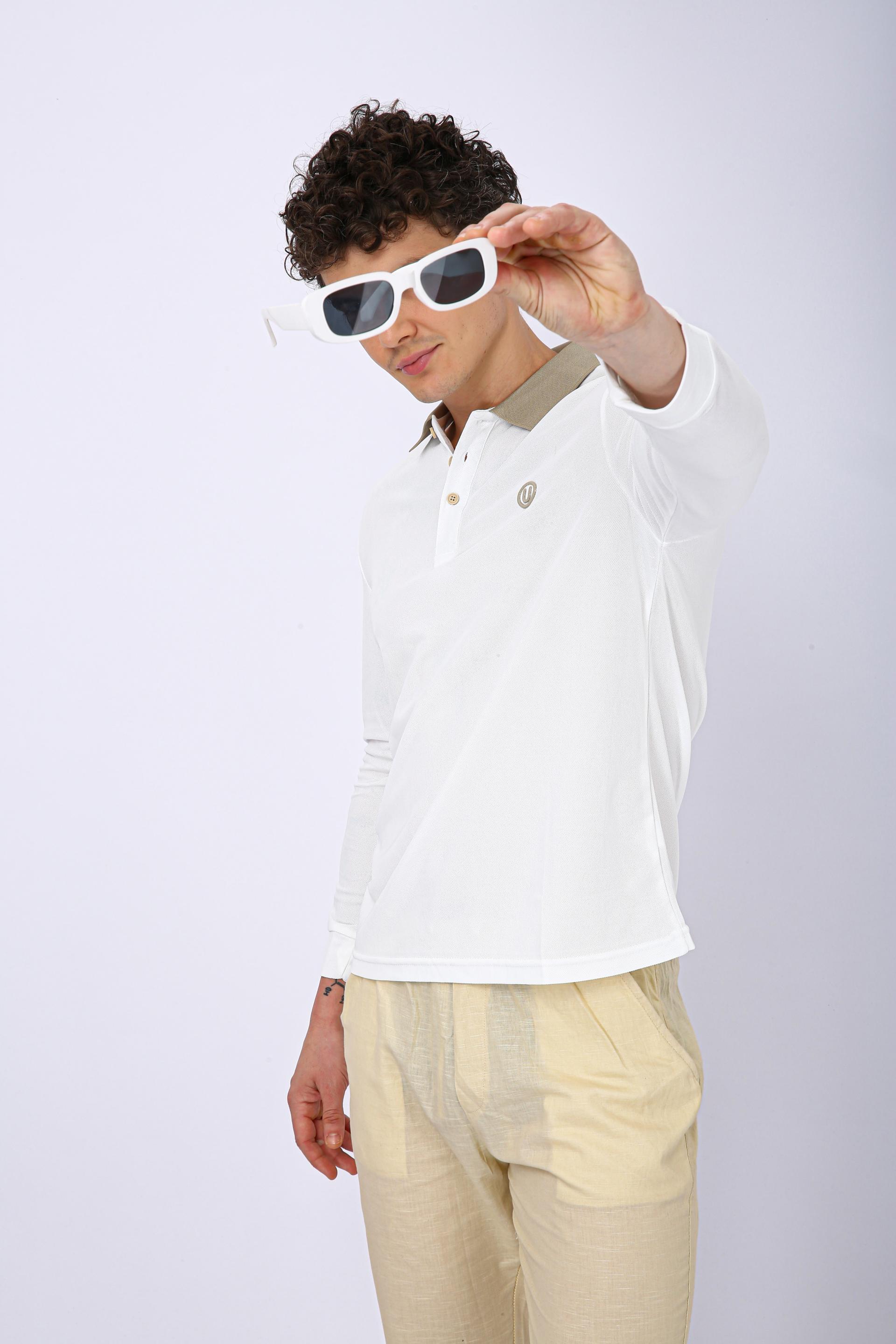 Men's Premium Polo T-Shirt - White