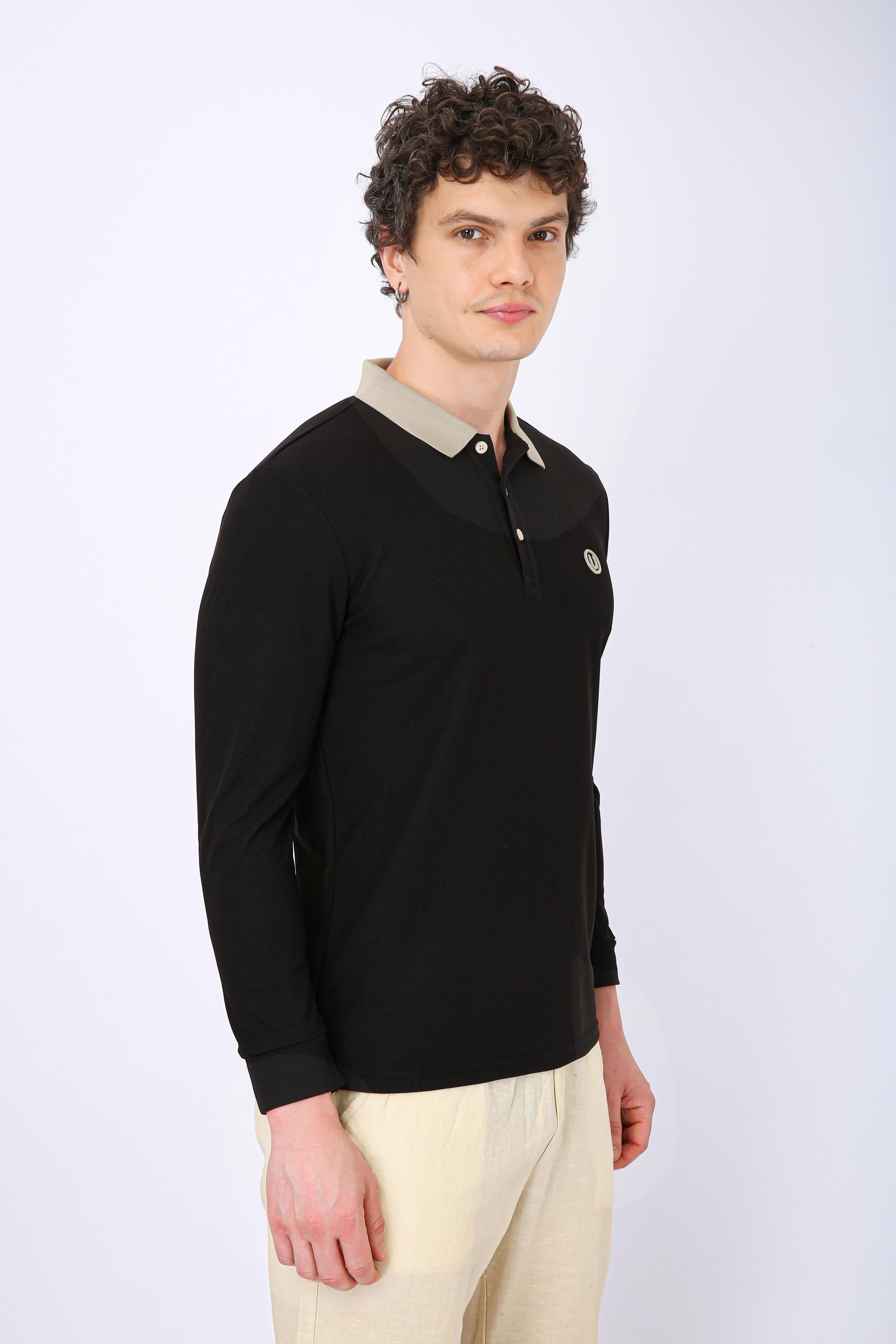 Men's Premium Polo T-Shirt - Black