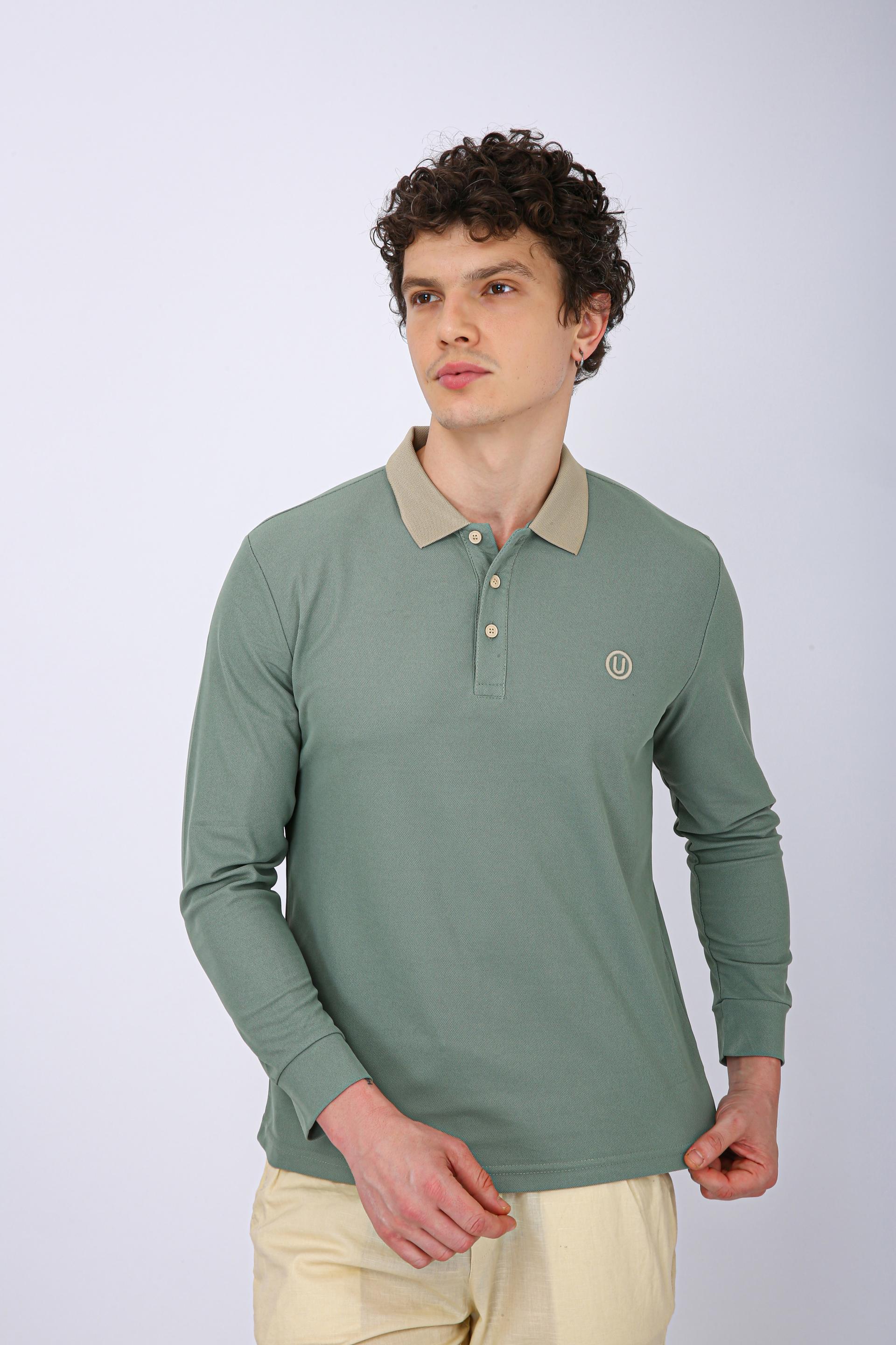 Men's Premium Polo T-Shirt - Olive