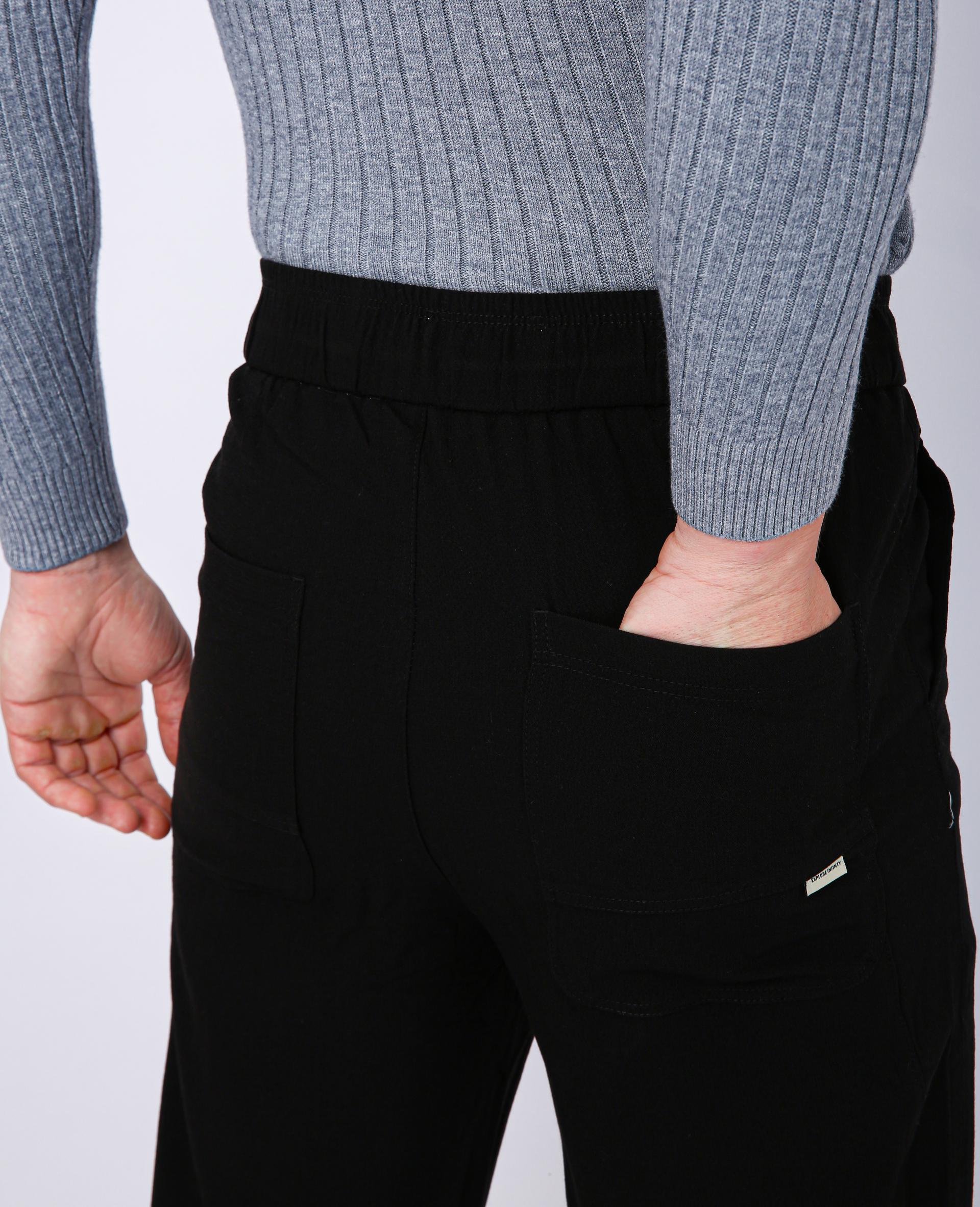 Men's Premium Drawstring Casual Trousers - Black