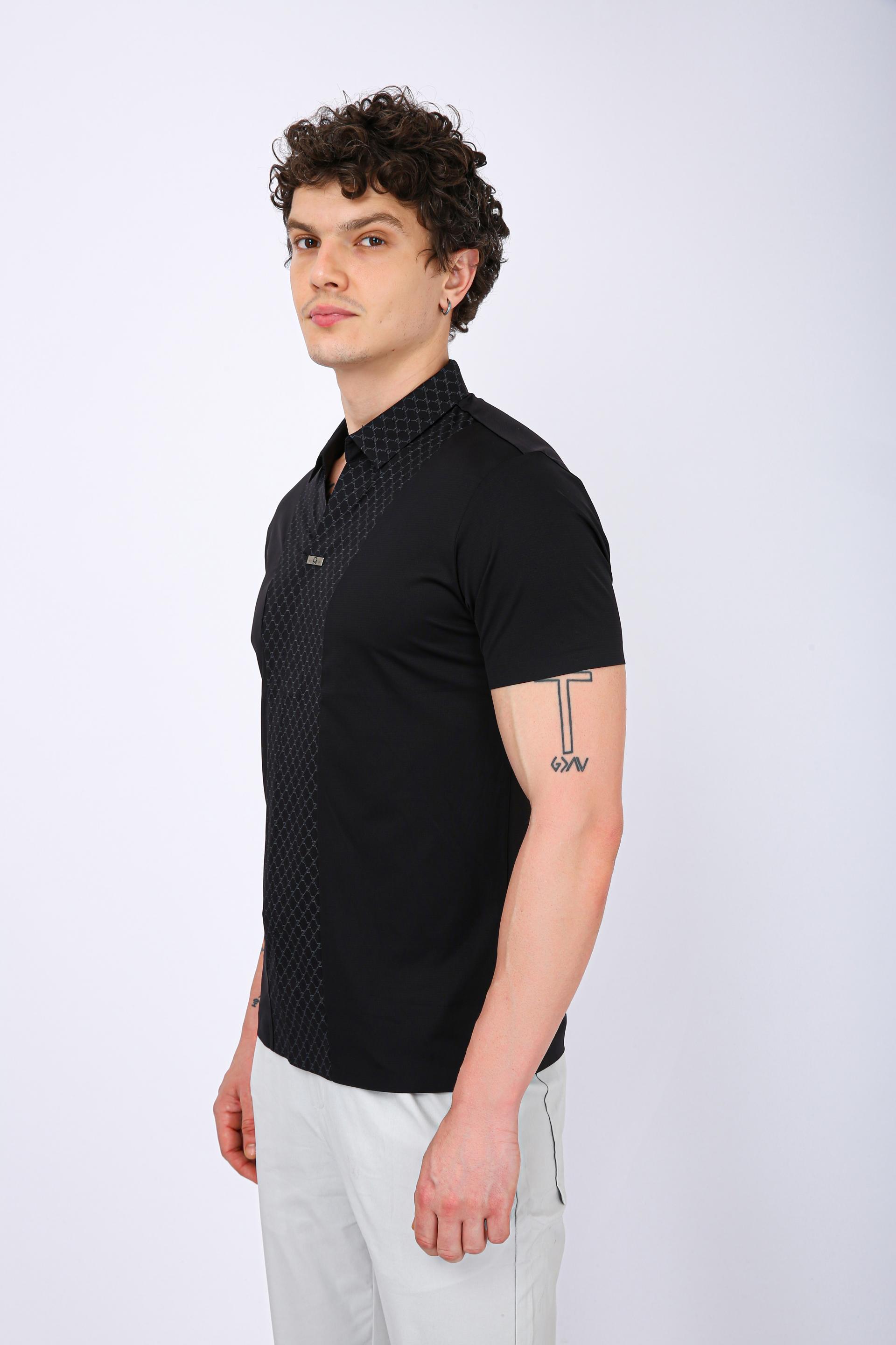 Premium Designer Polo T-Shirt - Black