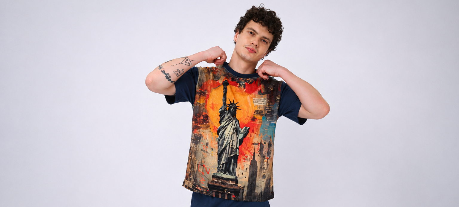Bold Streetwear with a Statement Graphic Co-ord Set