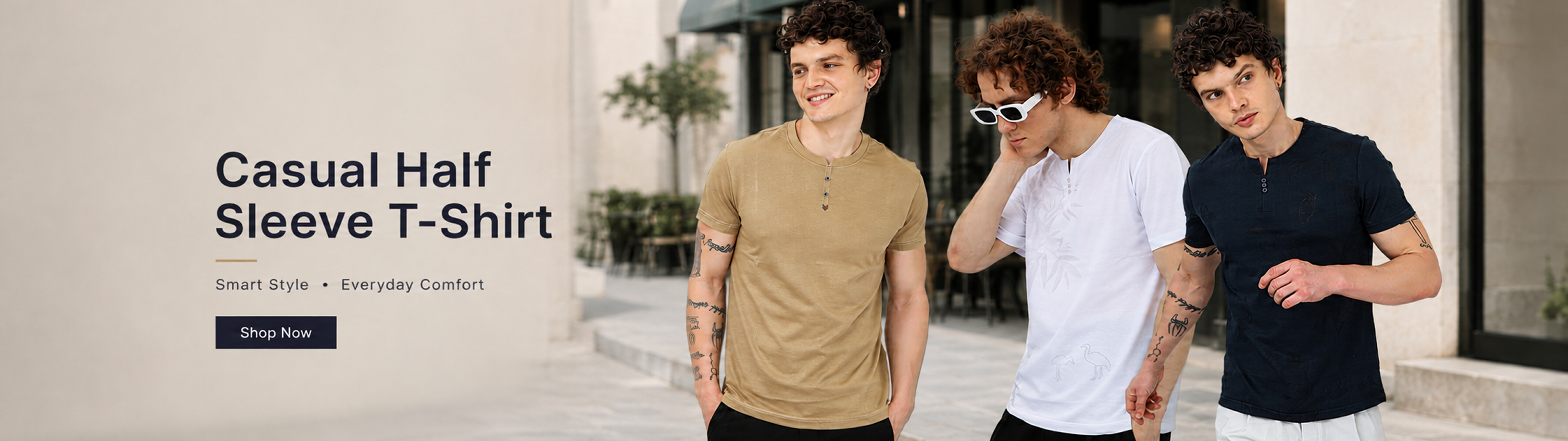 Casual Half Sleeve T-Shirt