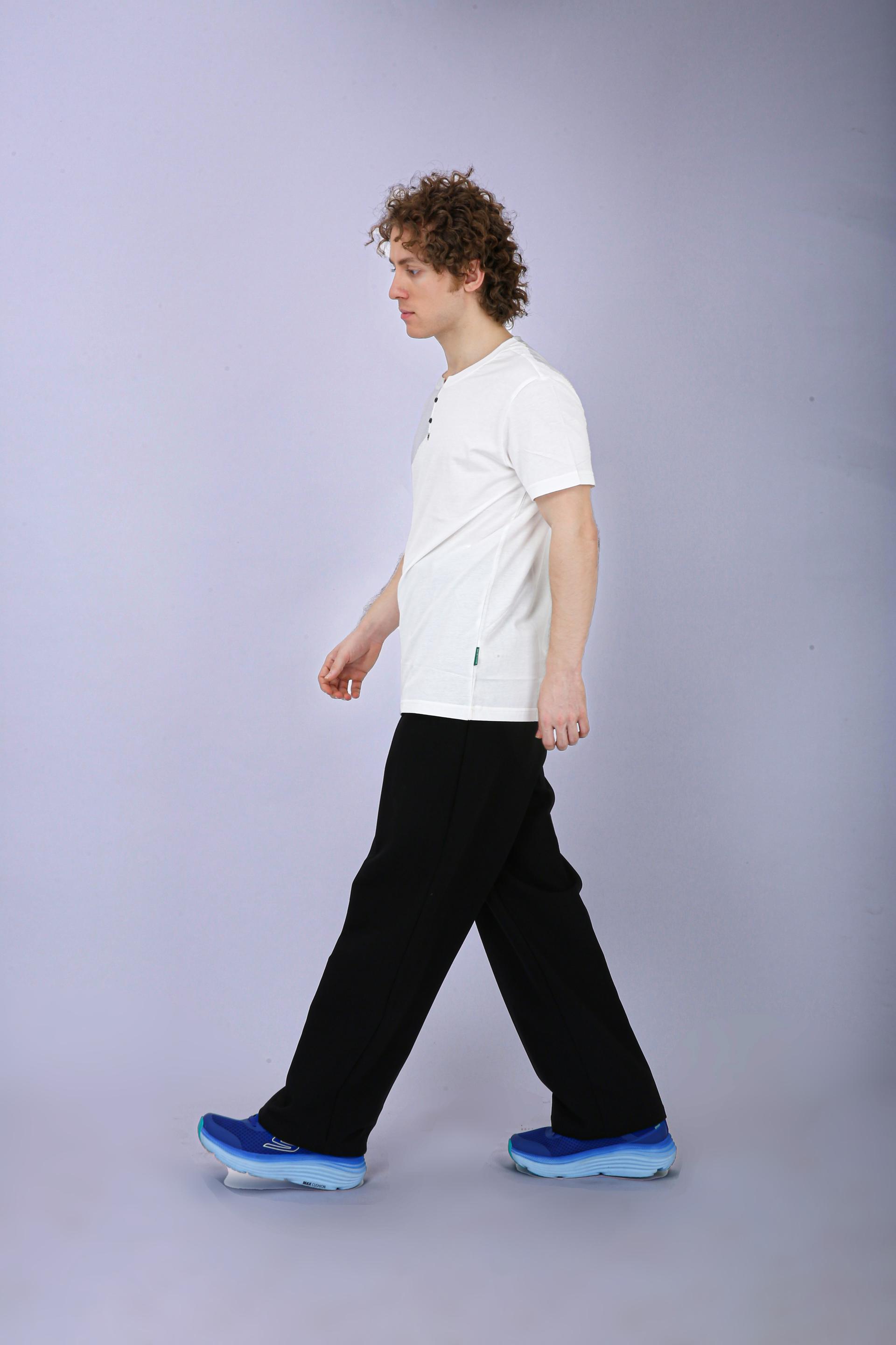 Men's Premium Henley Crew Neck T-Shirt - White