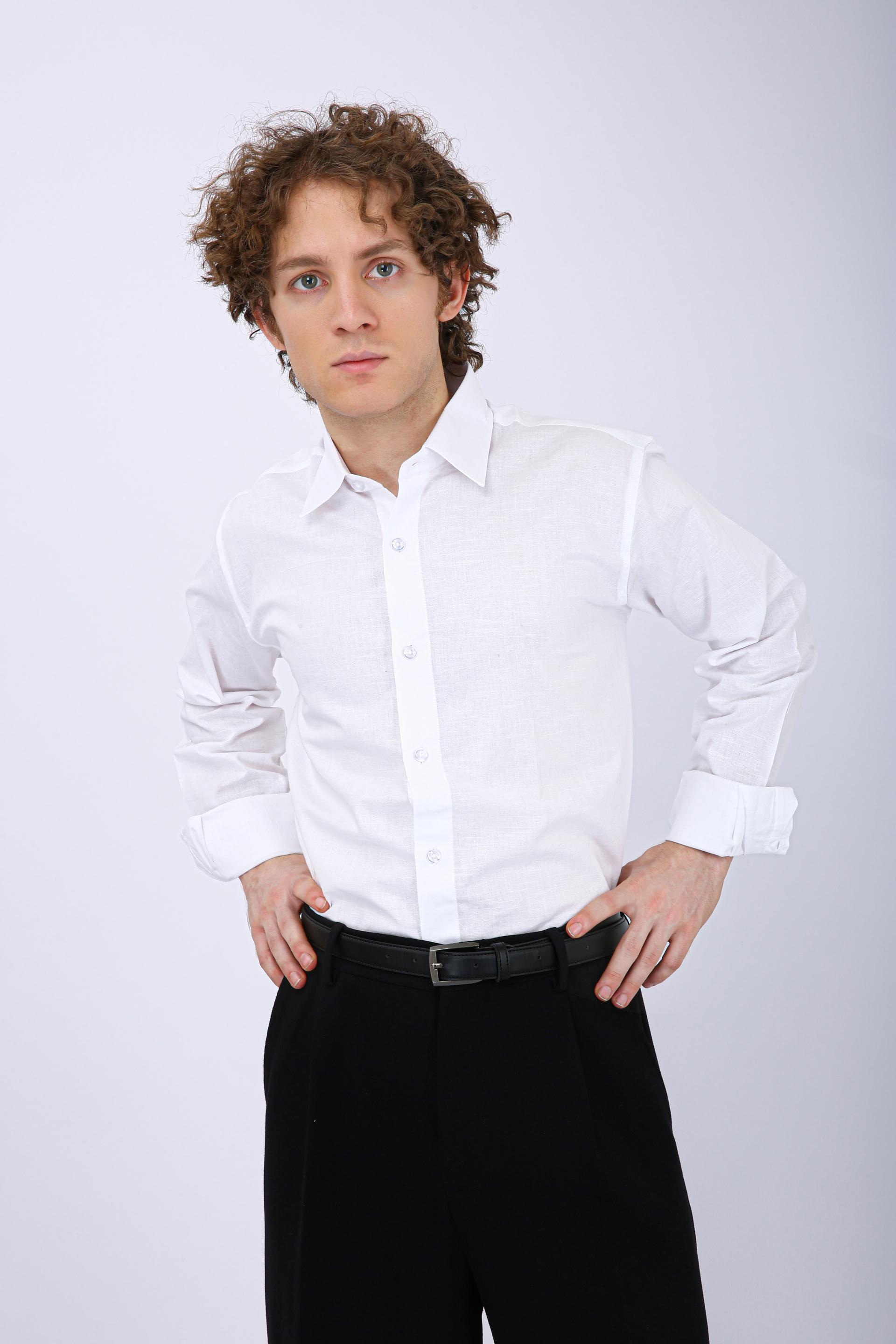 Premium Formal Cotton Shirt - White