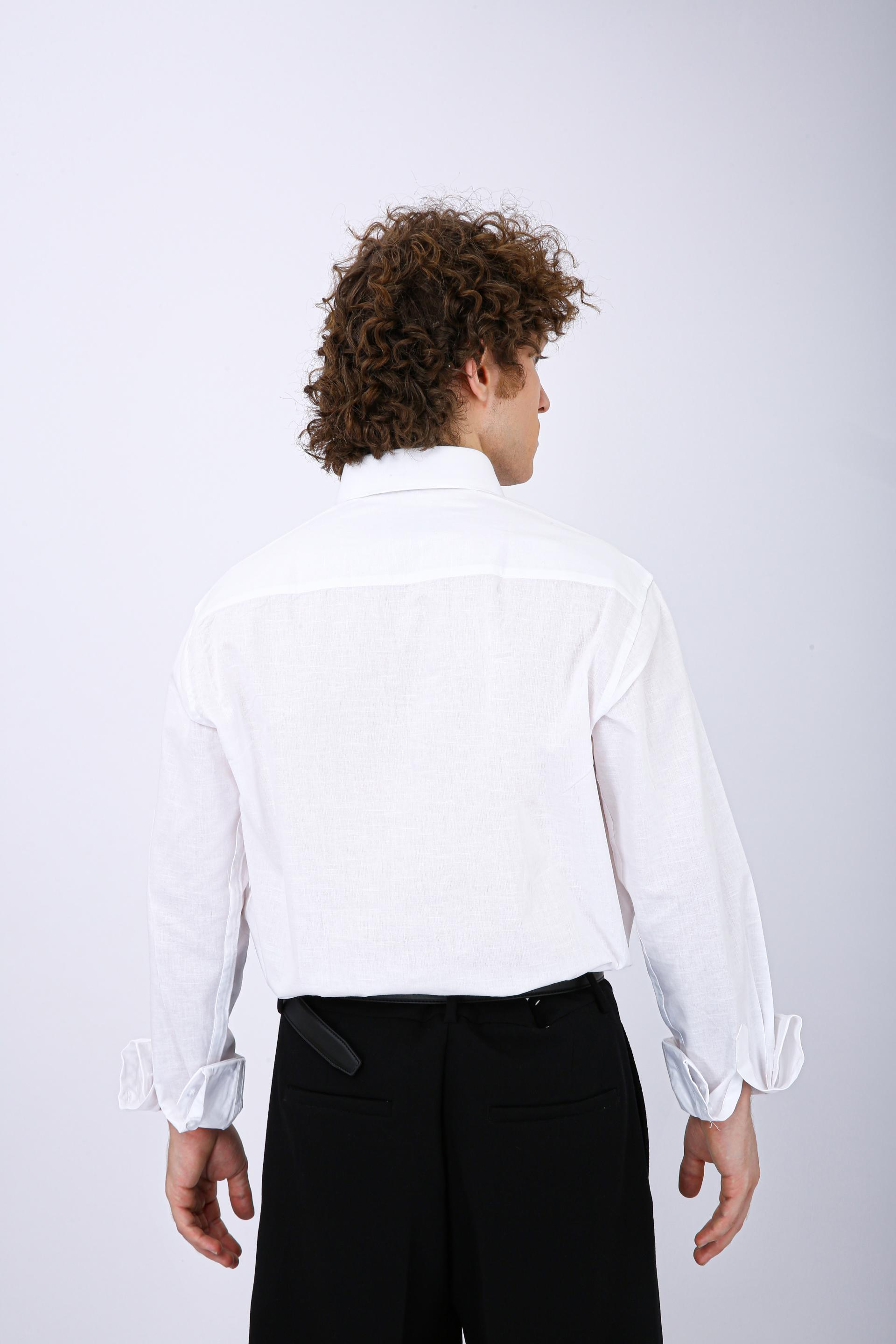 Premium Formal Cotton Shirt - White