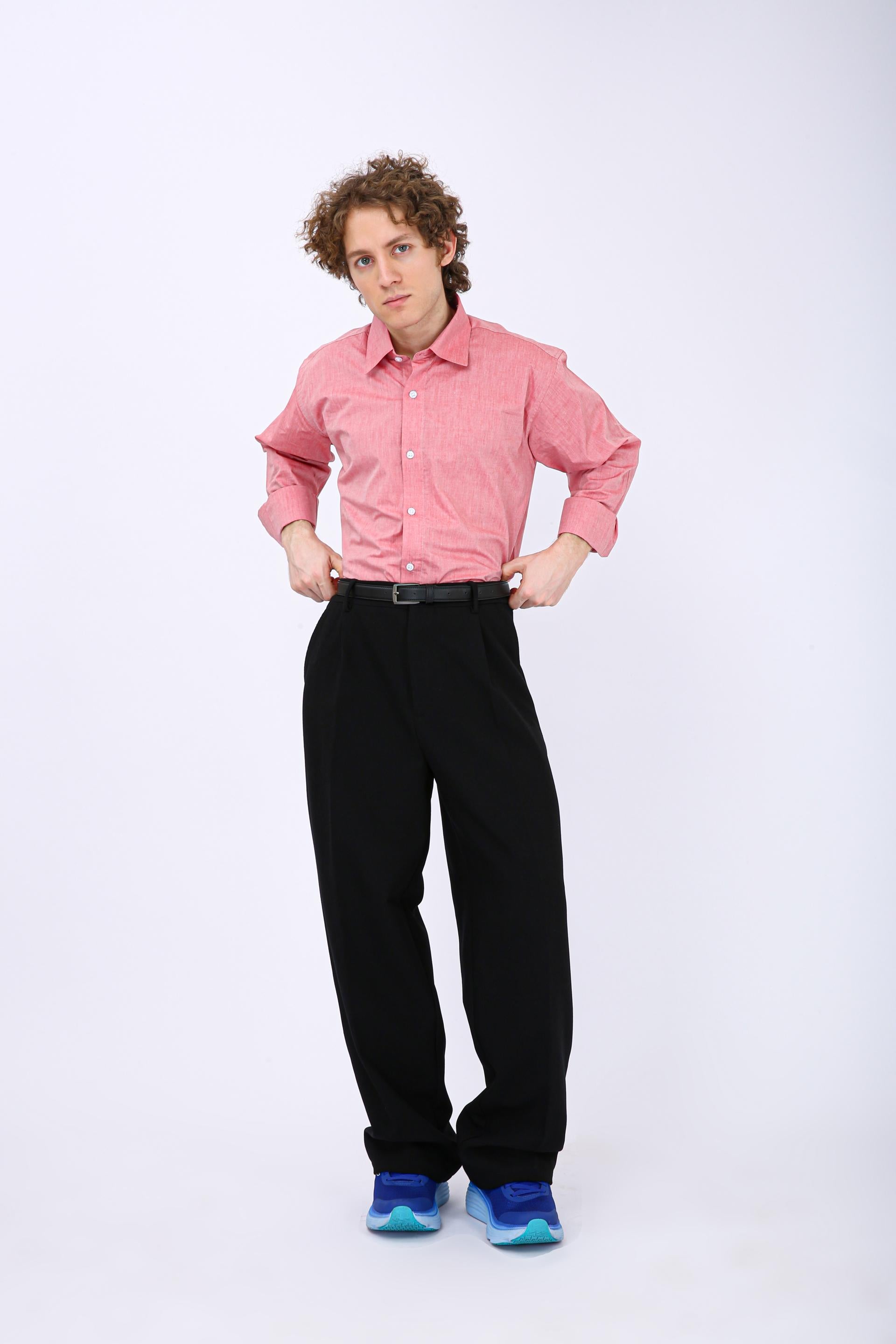 Premium Micro Check Formal Shirt - Pink