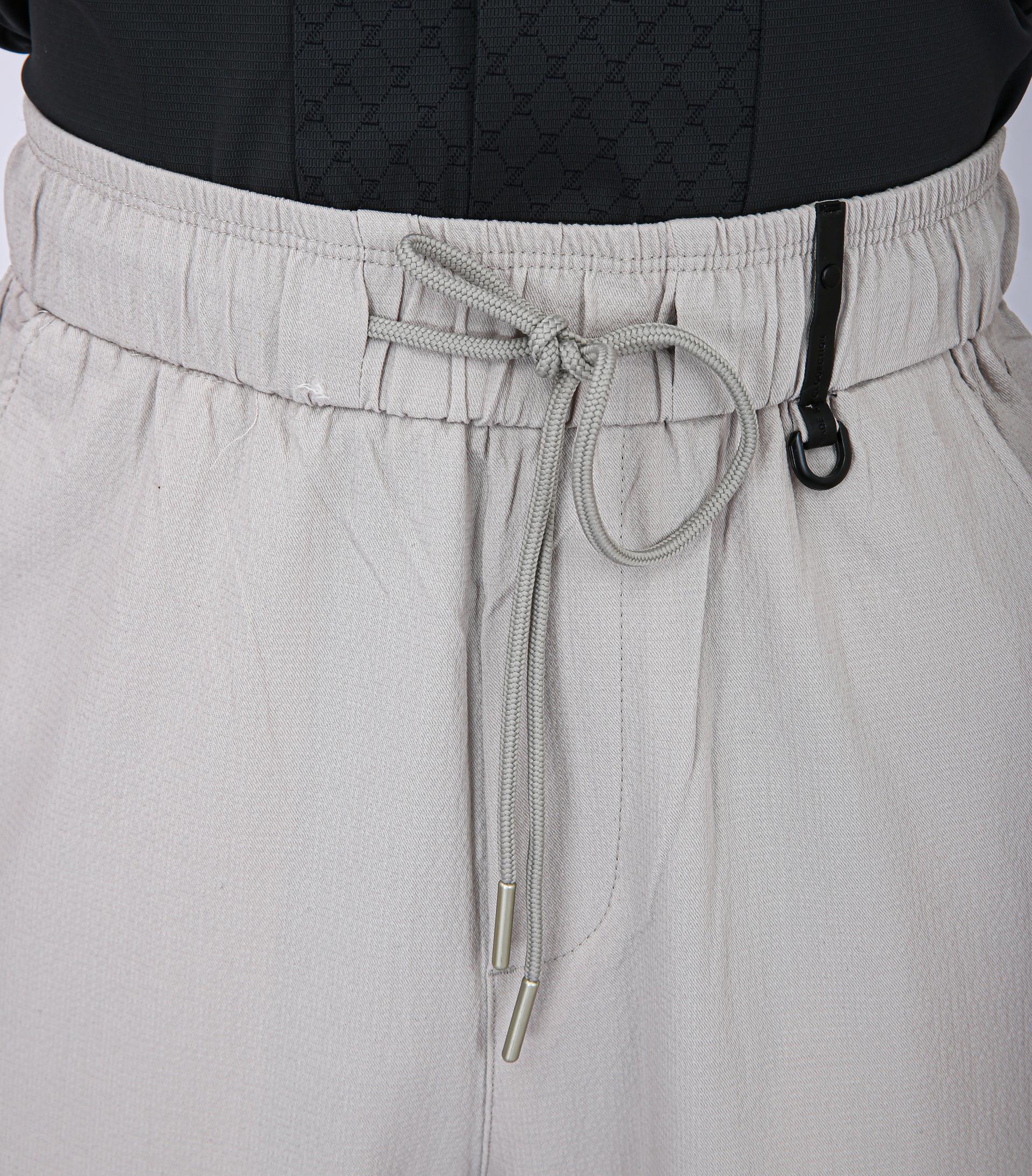 Men's Premium Drawstring Casual Trousers - Grey