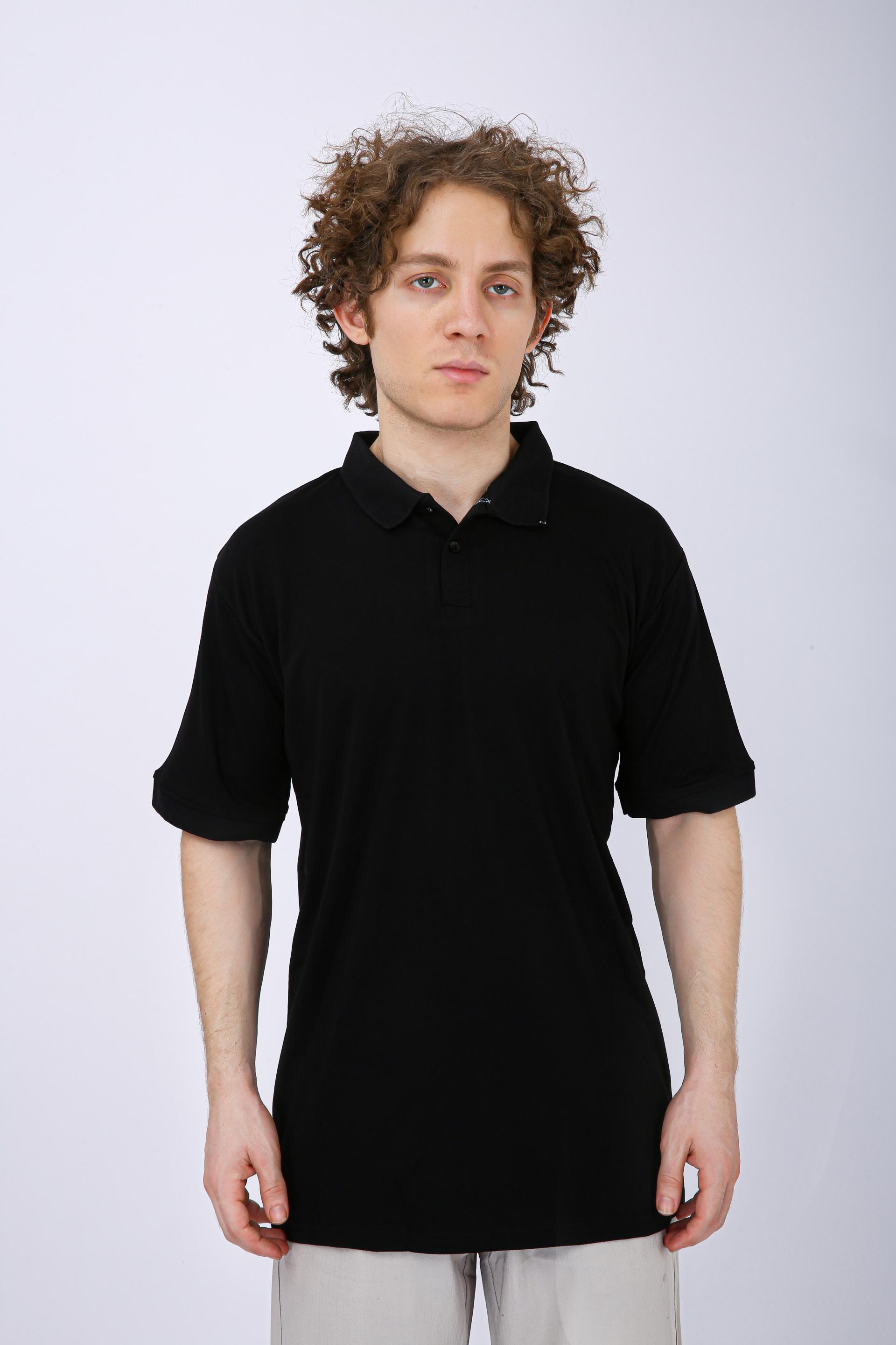 Men's Premium Half Sleeve Polo T-Shirt - Black
