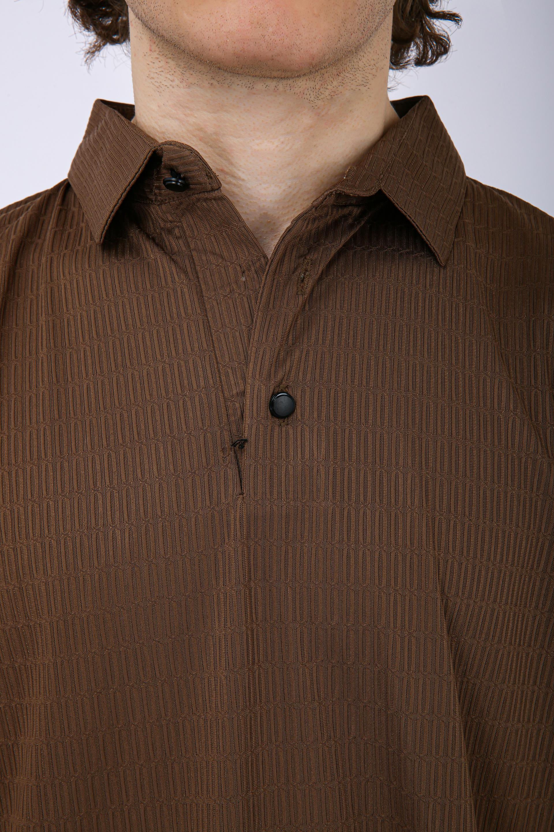 Men's Premium Textured Polo T-Shirt - Chiku