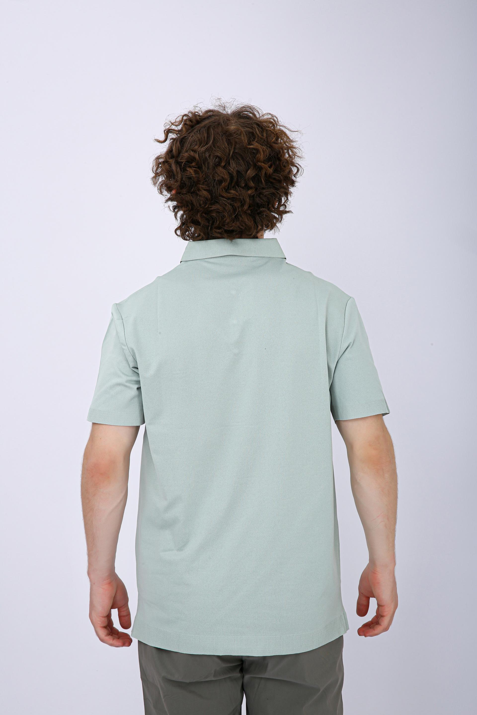Men's Premium Solid Polo T-Shirt - Sea Green