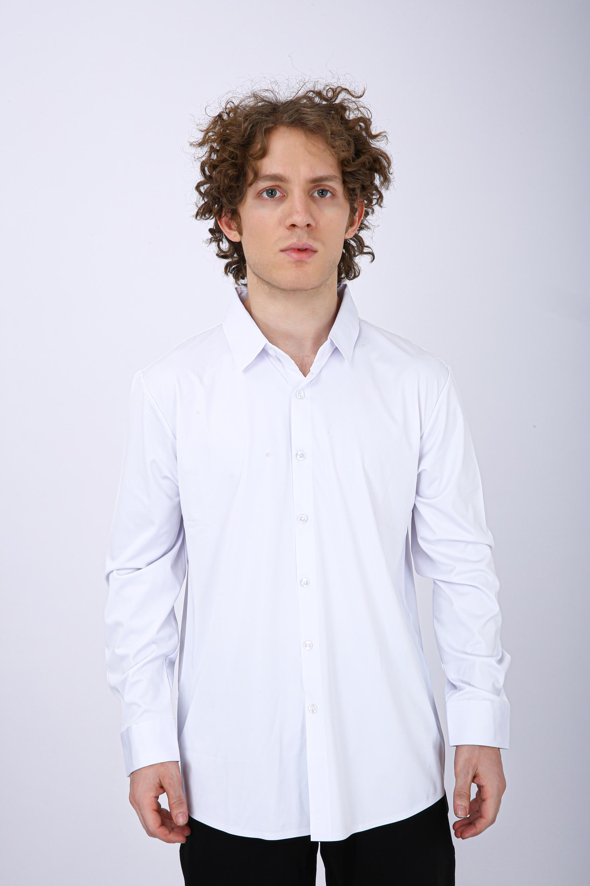 Premium Solid Formal Shirt  - White