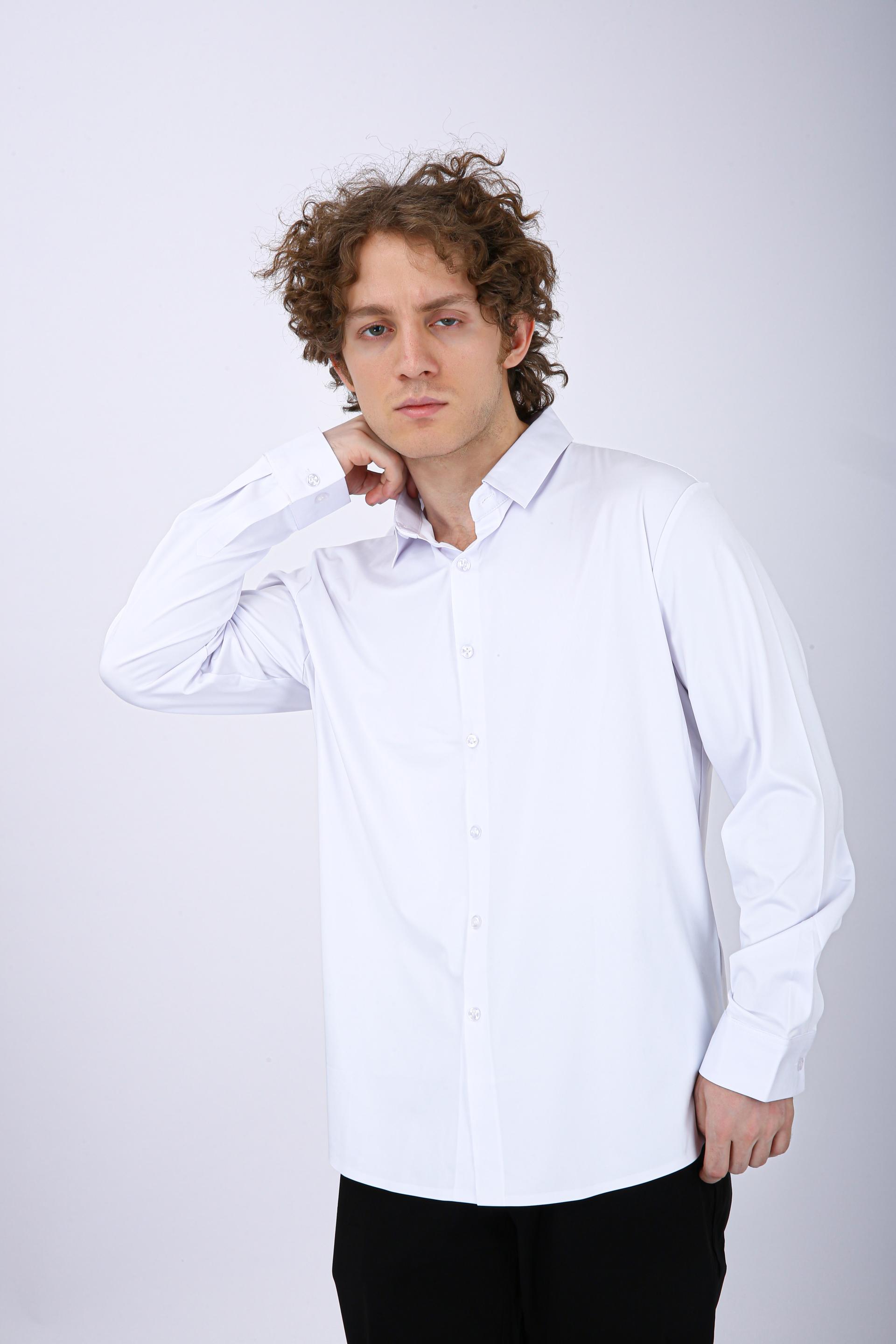 Premium Solid Formal Shirt  - White