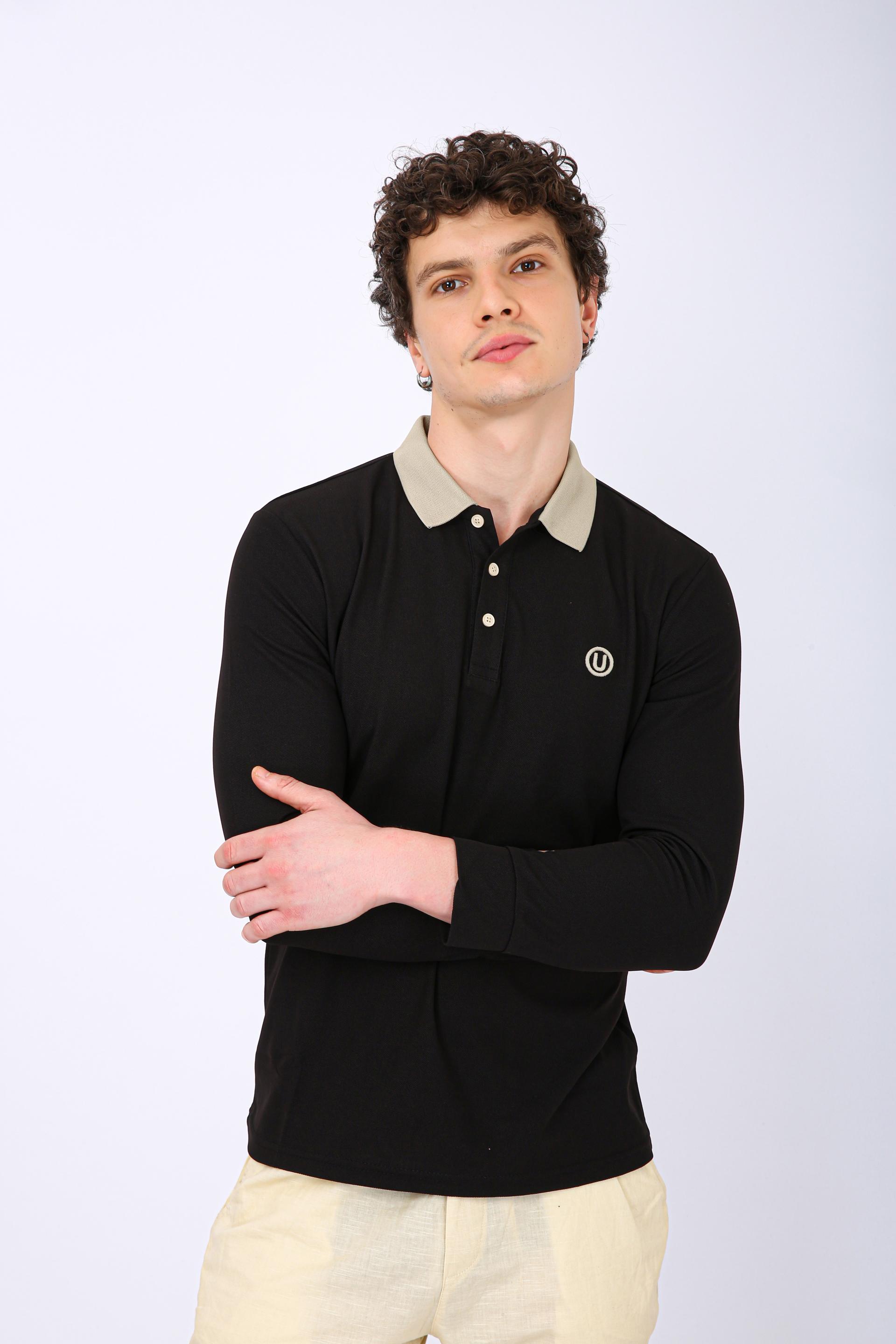 Men's Premium Polo T-Shirt - Black