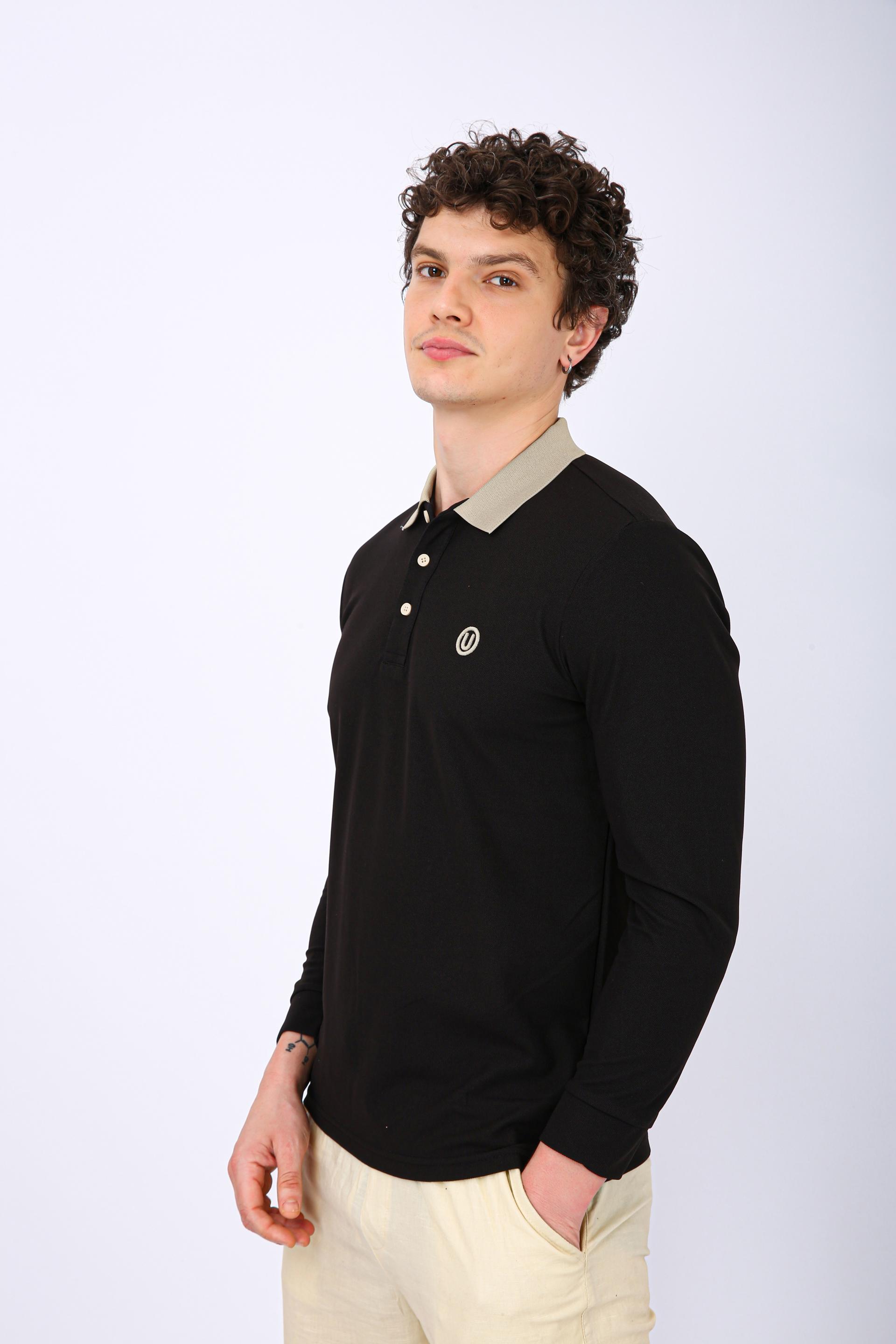 Men's Premium Polo T-Shirt - Black