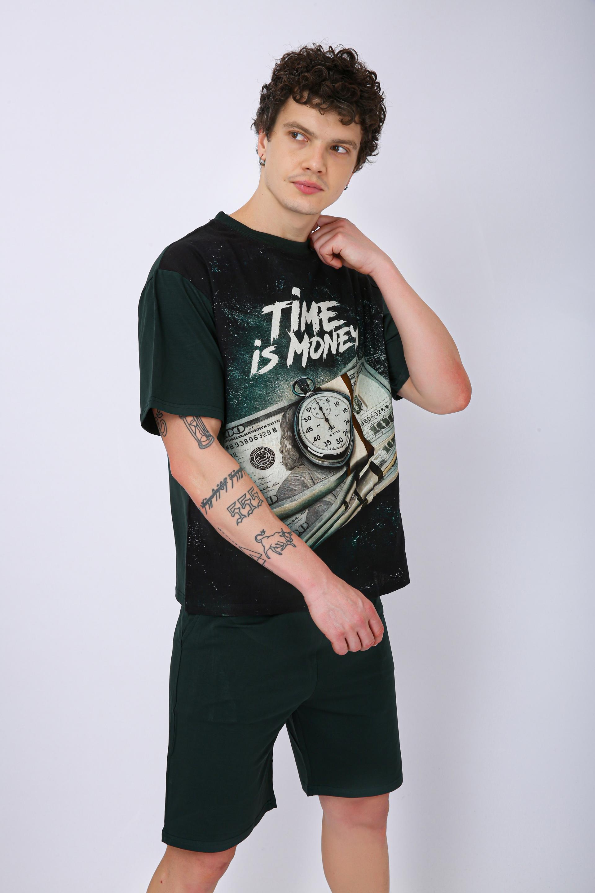 Premium Printed Co-Ord Set - Time Is Money