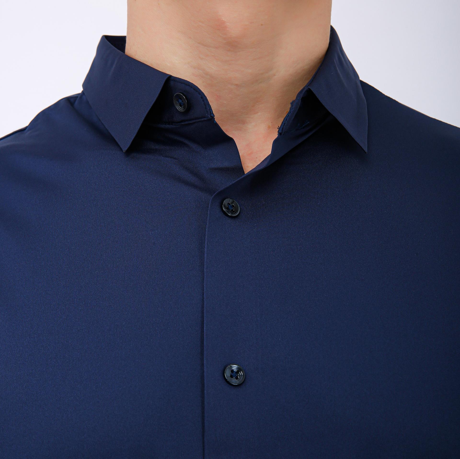 Men's Premium Solid Half Formal Shirt - Blue