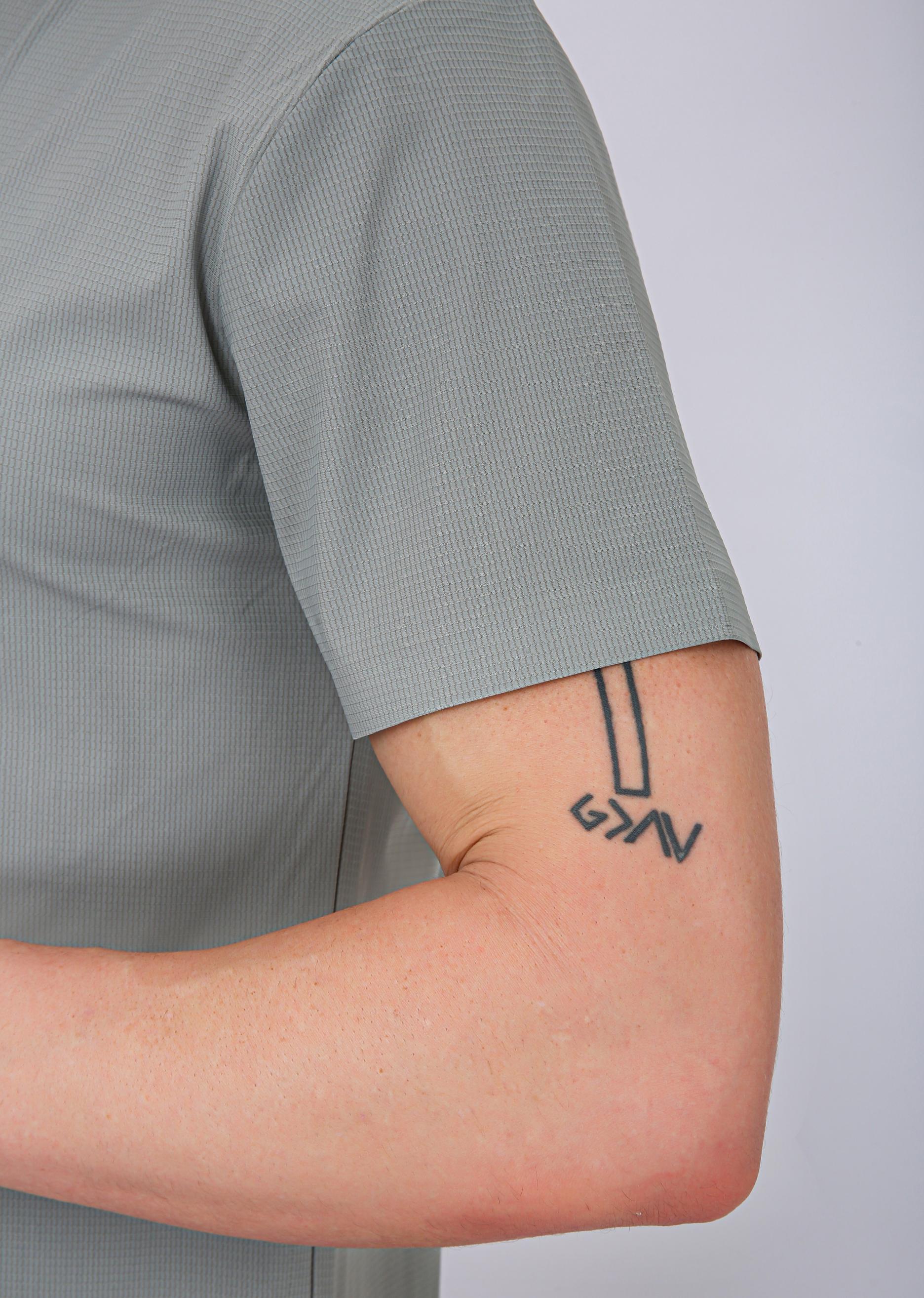 Men's Premium Solid Textured Casual Half Sleeve Shirt - Light Blue