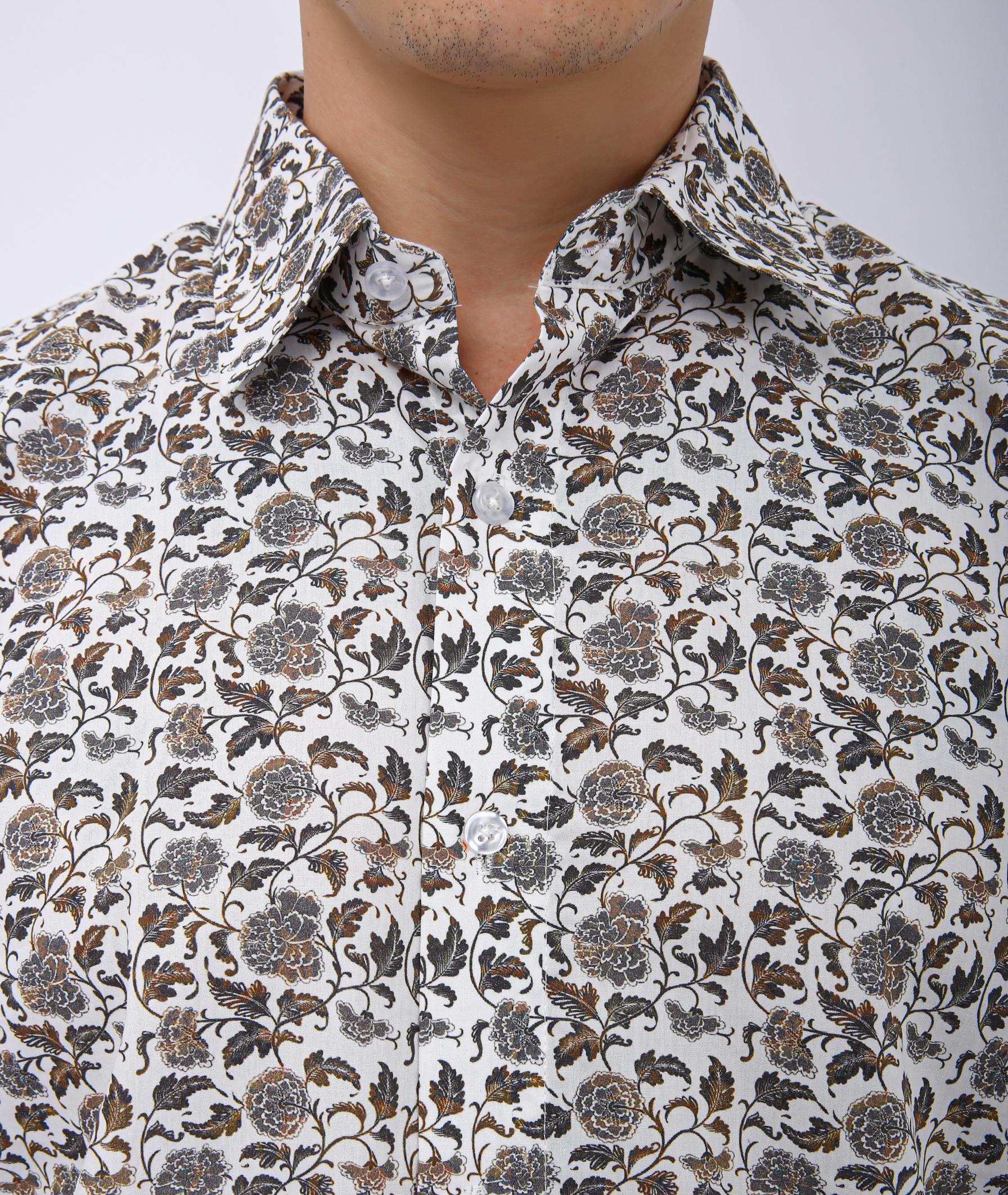 Premium Geometric Printed Casual Shirt - Mughal Style